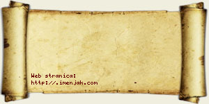 Trnjina Kovlenić vizit kartica